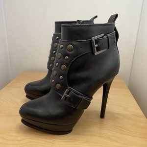 Michael Kors Women's Black Stud Embellished Boot